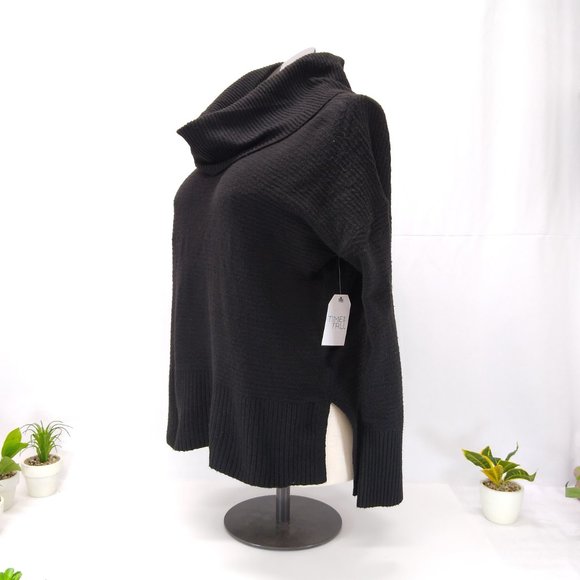 Time and Tru Women’s Cowl Neck Sweater 2X (20W) Chest Measures 46" - NWT - Picture 4 of 16